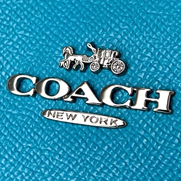COACH Turquoise Women's Tote Bag - Picture 10 of 14
